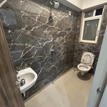 Attached Bathroom in 3 BHK Apartment at Gurukrupa Aagam, Railway Police Colony – for Rent