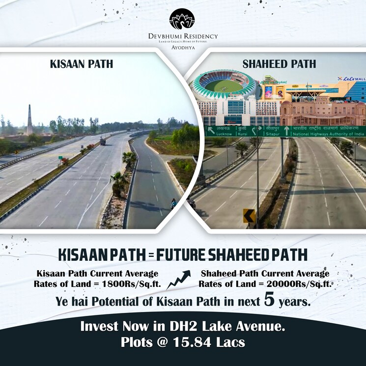 Exterior View, kisan path  1200 Sq.Yd. Plot In Kisan Path Lucknow 8474945