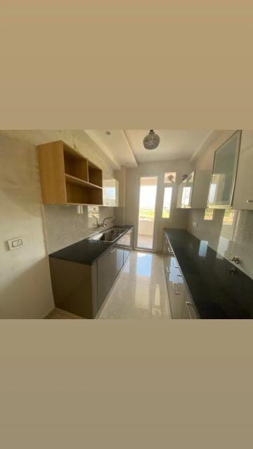 Kitchen in 3 BHK Builder Floor at Dhakoli Village – for Rent