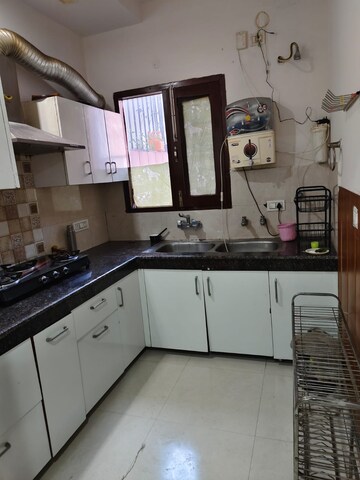 Kitchen in 3 BHK Builder Floor at Dhakoli Village – for Rent
