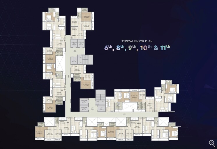 undefined, lively-kalpavruksha-oneness 1 Bedroom 458 Sq.Ft. Builder Floor In Sector 19 Taloja Navi Mumbai 8439599