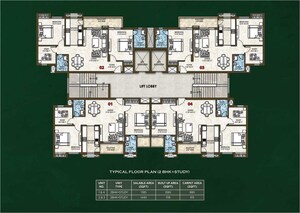 Balcony in 3 BHK Apartment at Omaxe Metro City, Kalli Paschim – for Sale