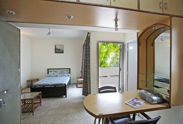 Bedroom in 1 RK Apartment at Clover Dale, Koregaon Park – for Rent