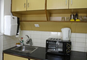 Kitchen in 1 RK Apartment at Clover Dale, Koregaon Park – for Rent
