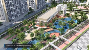 Living Room in 3 BHK Apartment at Purva Silversands, Mundhwa – for Sale