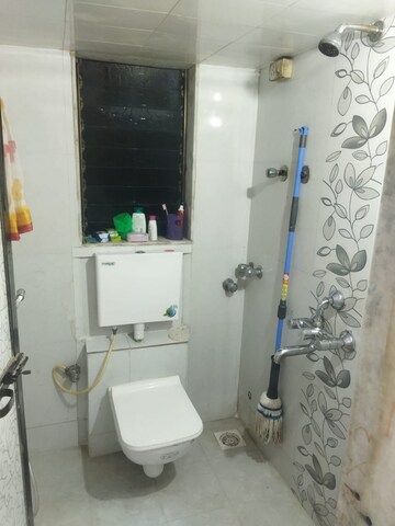 Bathroom in 1 RK Apartment at Gundecha Orchid Tower, Kandivali East – for Rent