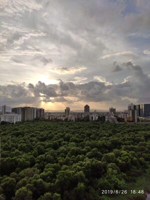 Living Room in 3 BHK Apartment at Sai Vishwamukha, Seawoods – for Sale