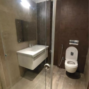 Bathroom in 4 BHK Apartment at Utopia Garden Grove Mall, Chikoowadi – for Sale
