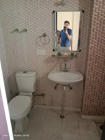 Bathroom in 2 BHK Apartment at Vasu Fortune Residency, Raj Nagar Extension – for Rent