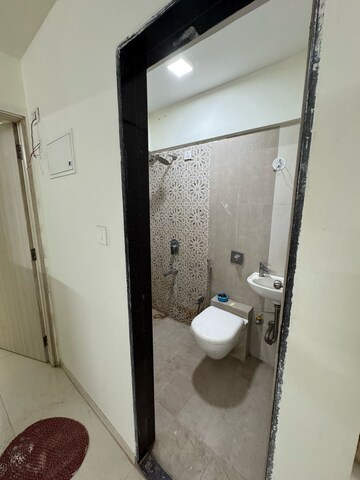 Bathroom in 1 BHK Apartment at Piramal Vaikunth Vairat, Balkum Pada – for Rent
