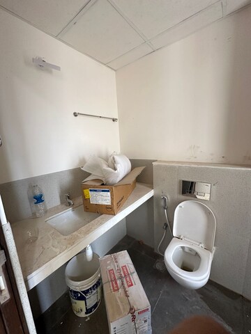 Bathroom in 1 BHK Apartment at Piramal Vaikunth Vairat, Balkum Pada – for Rent