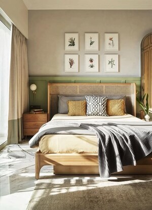 Bedroom in 3 BHK Apartment at Mahavir Enclave 1 – for Sale