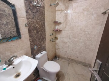 Bathroom in 2 BHK Builder Floor at Malviya Nagar – for Rent