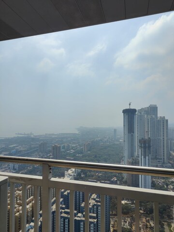 Balcony in 4 BHK Apartment at Bombay Realty Island City Center, Dadar East – for Sale