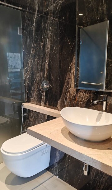 Bathroom in 2 BHK Apartment at Bandra West – for Rent