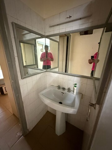 Bathroom in 1 BHK Apartment at Bandra West – for Rent