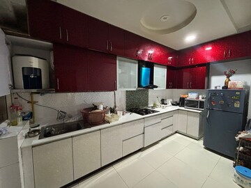 Kitchen in 3 BHK Apartment at Indrapuram – for Sale