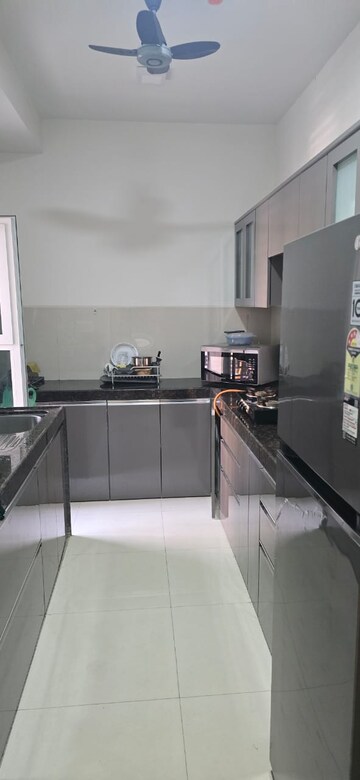 Kitchen in 3 BHK Apartment at L & T Seawoods Residences Phase 1 Part A, Seawoods – for Rent