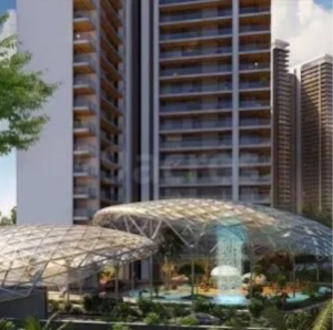 Living Room in 5 BHK Apartment at Elan The Emperor, Panwala Khusropur – for Sale