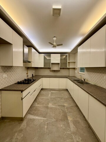 Kitchen in 3 BHK Builder Floor at Greater Kailash I – for Rent
