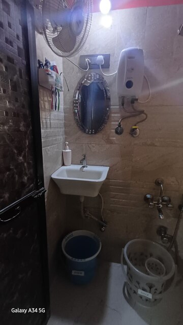 Bathroom in 2 BHK Apartment at Gaurav Paradise, Mira Road – for Rent