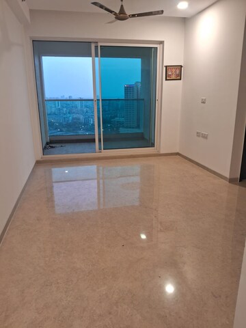 Living Room in 2 BHK Apartment at Aurum Q Residences, Ghansoli – for Rent