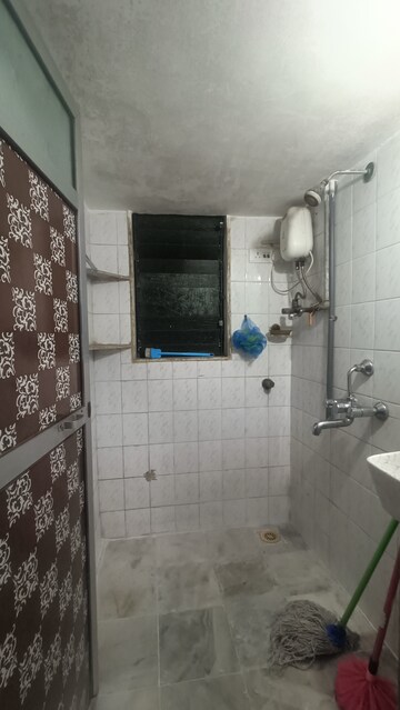 Bathroom in 1 BHK Apartment at Crystal Palace CHS Dahisar, Dahisar West – for Rent