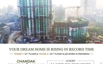 2 BHK Apartment For Sale in Chandak Treesourus, Malad West