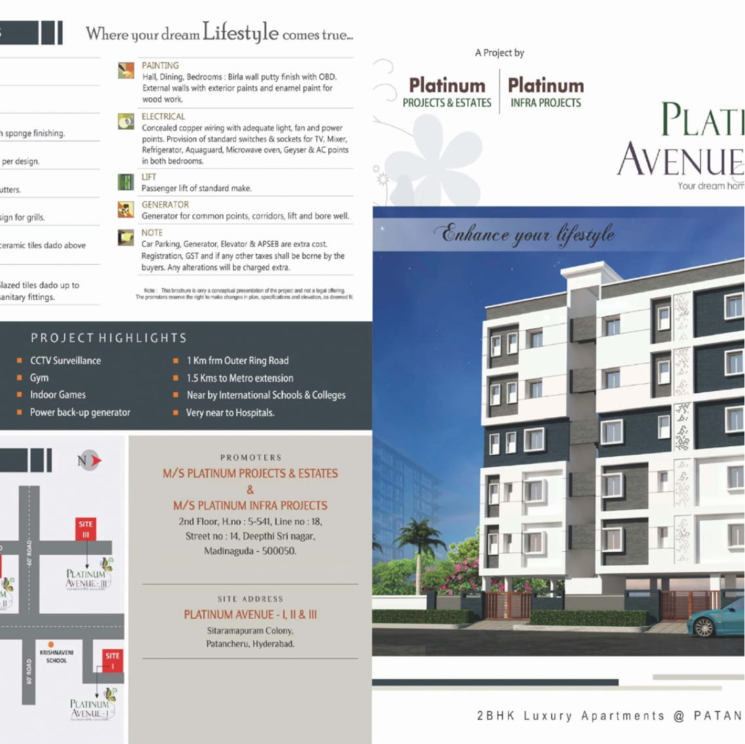 Exterior View, manikonda 2 Bedroom 1155 Sq.Ft. Apartment In Manikonda Hyderabad 8476853