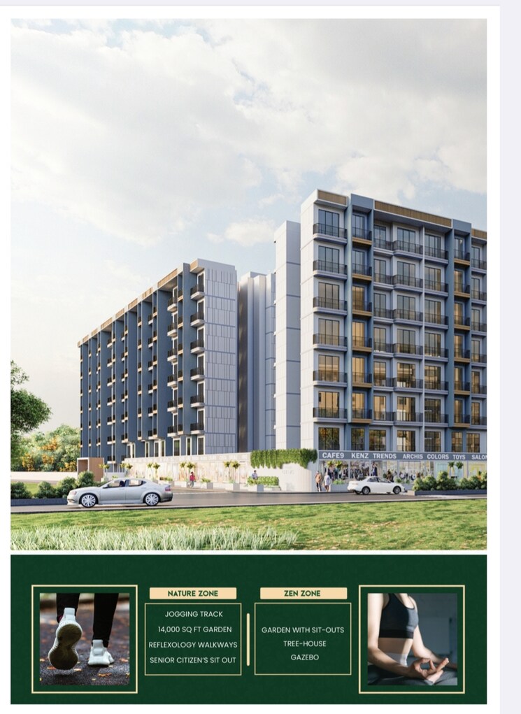 Living Room, seasons-green 1 Bedroom 412 Sq.Ft. Apartment In Khadakpada Thane 8476847