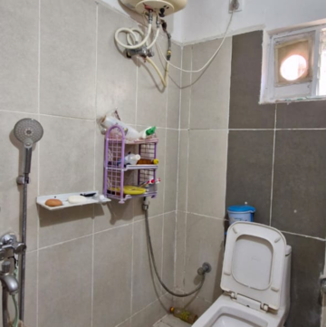 Bathroom in 3 BHK Builder Floor at Gachibowli – for Rent