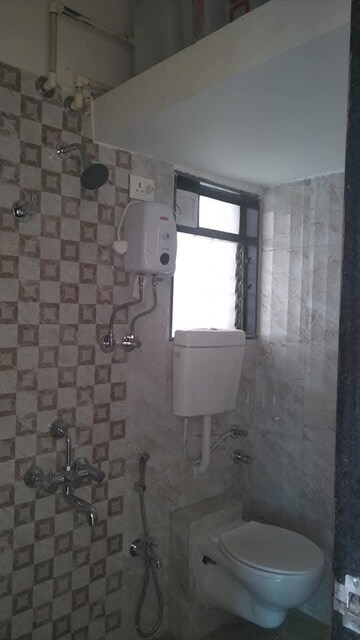 Bathroom in 1 BHK Apartment at Bhoomi Acropolis, Virar West – for Rent