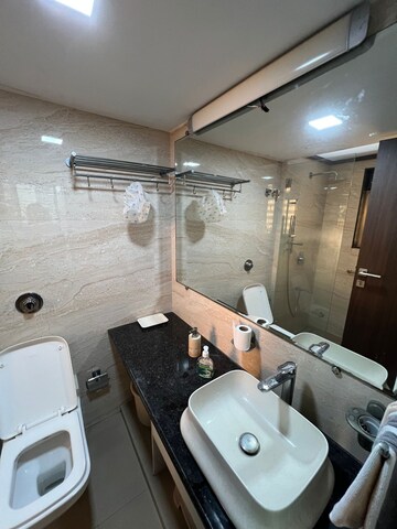 Building Lobby in 3 BHK Apartment at Juhu Gulmohar CHS, Vile Parle West – for Rent
