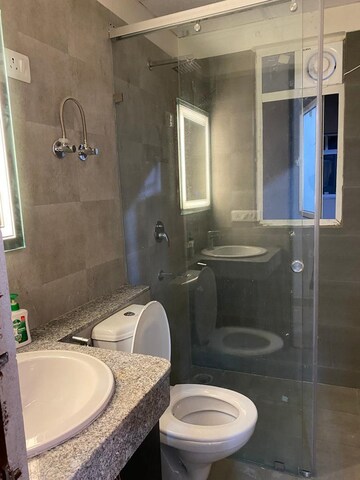 Bathroom in 3 BHK Apartment at Godrej Woods, Sector 43 – for Rent