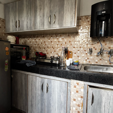 Kitchen in 1 RK Builder Floor at Saket – for Rent
