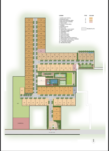 Staircase in 3.5 BHK Apartment at Signature Global City 63A, Sector 63a – for Sale