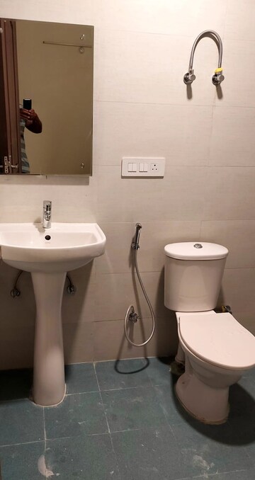 Bathroom in 3.5 BHK Apartment at Rishita Manhattan, Gomti Nagar – for Rent