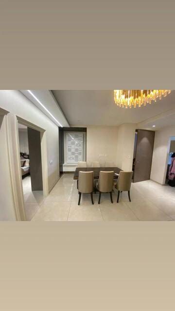Building Lobby in 3 BHK Builder Floor at US Pine Homes, Dhakoli Village – for Rent