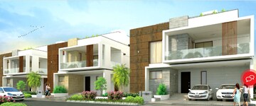 4 BHK Villa – Exterior View View at Rajapushpa Green Dale, Tellapur - for Sale