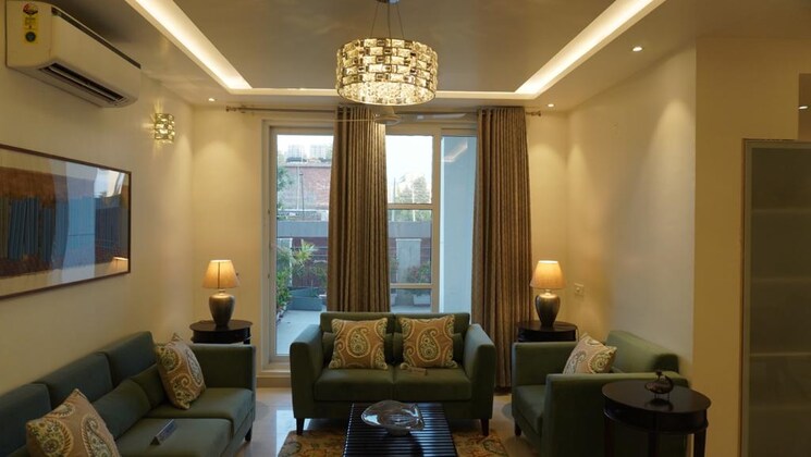 Living Room, ambala highway 3 Bedroom 1737 Sq.Ft. Apartment In Ambala Highway Zirakpur 8477357