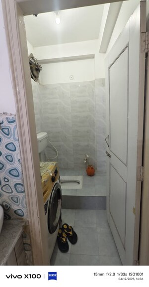 Bathroom in 2 BHK Apartment at Shaheen Bagh – for Sale