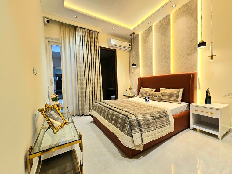 Master Bedroom, peer mucchalla 3 Bedroom 146 Sq.Yd. Apartment In Peer Mucchalla Zirakpur 8477455