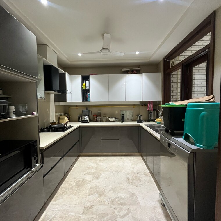 Kitchen, malviya nagar 3 Bedroom 1935 Sq.Ft. Builder Floor In Malviya Nagar Delhi 8477579