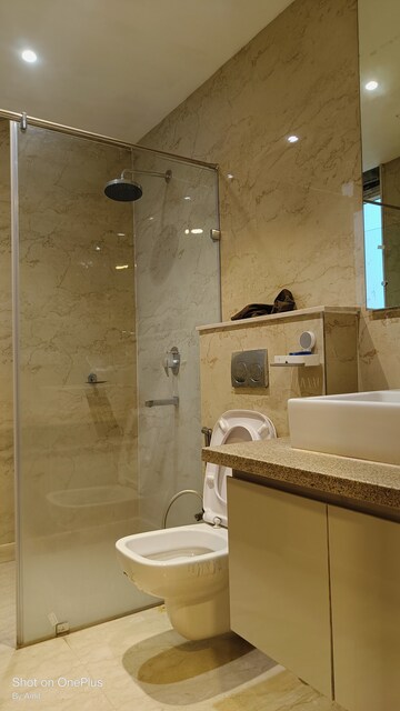 Bathroom in 3 BHK Apartment at Ambience Tiverton, Sector 50 – for Rent