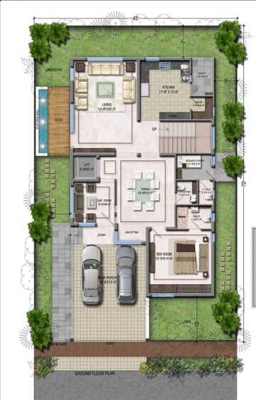 5 BHK Villa – Exterior View View at Sri Sreenivasa Fortune Indra Villae, Madhapur - for Sale