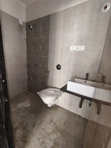 Bathroom in 1 BHK Apartment at Vihang Golden Hills, Owale – for Rent