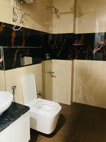 Bathroom in 3 BHK Builder Floor at Unitech South City 1, South City 1 – for Rent
