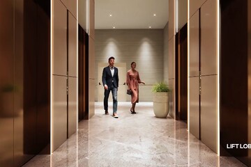 Building Lobby in 3 BHK Apartment at SKA Estate, Eta Ii Greater Noida – for Sale