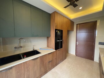 Kitchen in 4 BHK Builder Floor at Ansal Sushant Lok I, Sector 43 – for Rent
