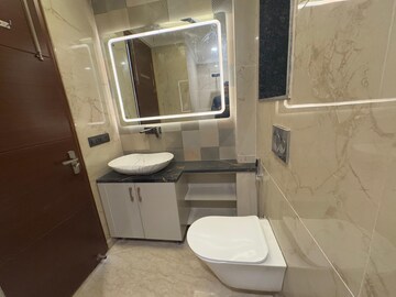 Bathroom in 4 BHK Builder Floor at Ansal Sushant Lok I, Sector 43 – for Rent